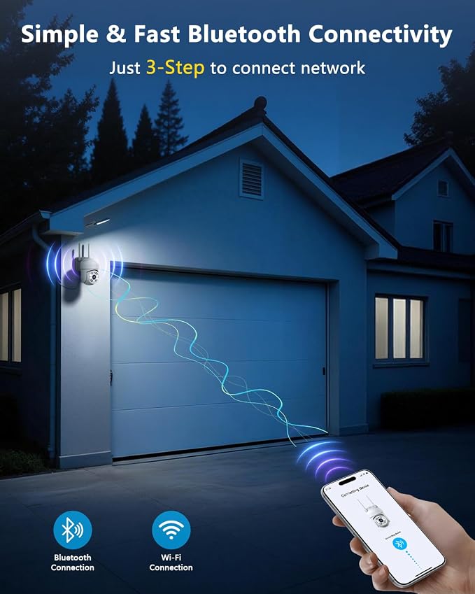 Outdoor WiFi Security Camera 3MP, PTZ Pan Tilt - Image 9