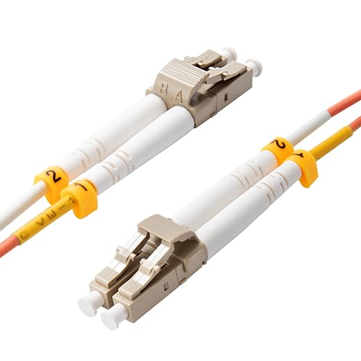 OM1 LC to LC Fiber Patch Cable 20m/66ft, Length Options:0.2m-20m, 1G/10GB - Image 4