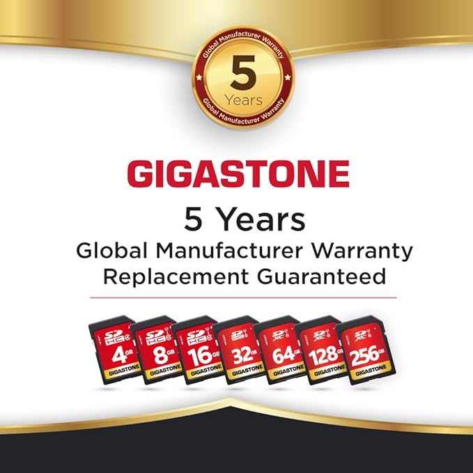 GIGASTONE 128GB SD Card 2-Pack UHS-I U1 Class 10 SDXC Memory Card High Speed - Image 8