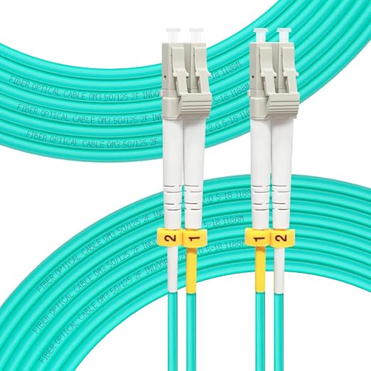 FLYPROFiber- LC to LC Fiber Patch Cable OM3 100M/328ft, Length Options: by FLYPROFiber