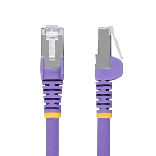 StarTech.com 5ft Purple CAT6a Ethernet Cable, Snagless RJ45, 100W PoE++ - Image 2