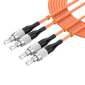 FC/UPC to FC/UPC Fiber Patch Cable, 25M/82FT OM1 Multimode Duplex 62.5/125µm by lidkew