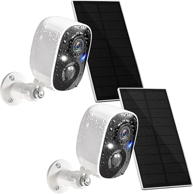 GMK Solar Security Cameras Wireless Outdoor, by GMK