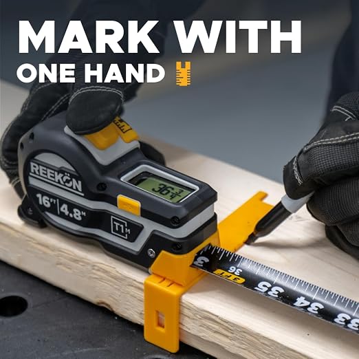REEKON T1M Utility Digital Tape Measure 16 ft – Bluetooth Smart Measuring Tool - Image 5