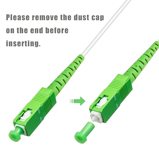 50Pack - 1m SC/APC to SC/APC Fiber Optic Internet Cable, Armored Single Mode - Image 5
