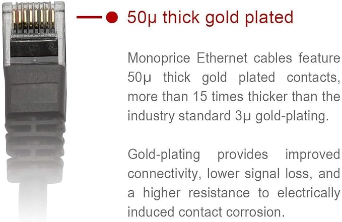 Monoprice 5FT 24AWG Cat6 550MHz UTP Ethernet Bare Copper Network Cable - Image 3