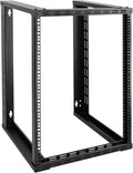 Tecmojo 15U Wall Mount Rack, Wall Mount Network Rack 15.8in Depth, Open Frame by Tecmojo