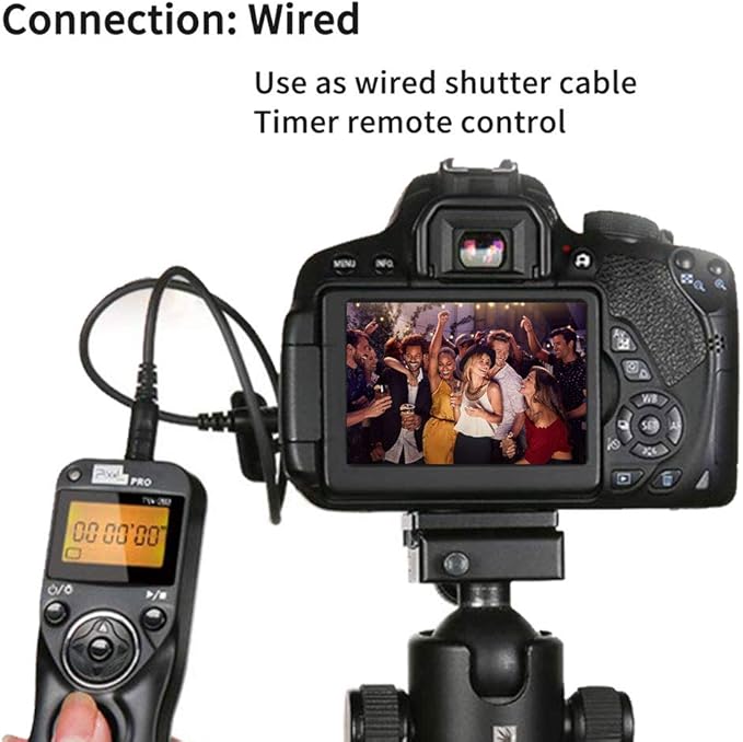 Pixel TW-283 E3 Wireless Shutter Release Cable Wired Remote Control Compatible - Image 4