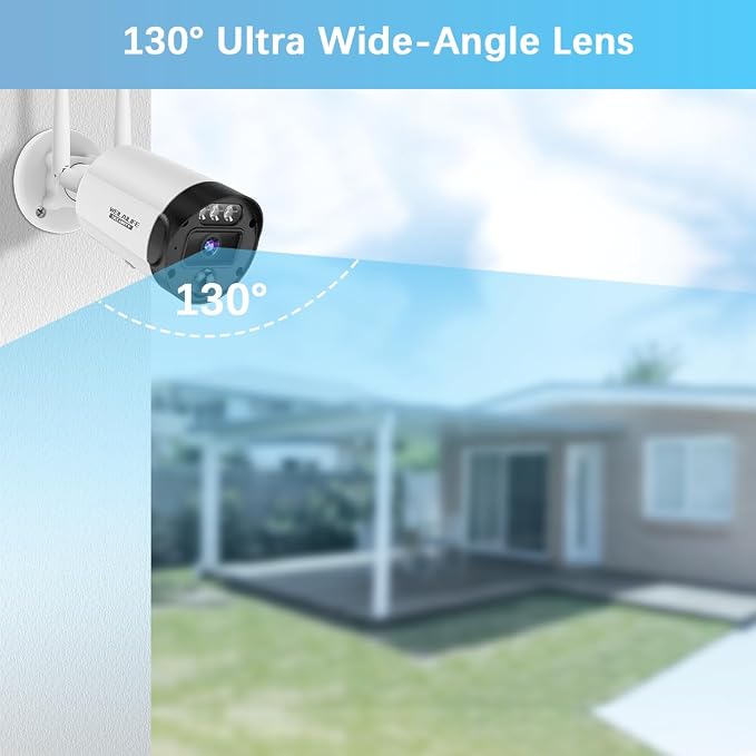 【90ft Super Night Vision】 Outdoor Wireless Security Camera System, Wireless - Image 3