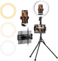 UBeesize 12" Ring Light with 74" Extendable Tripod Stand & iPad, Phone Holder by UBeesize