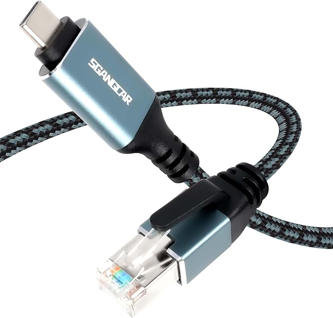 USB C to Ethernet Cable, 30 Feet Type C to Gigabit Ethernet Cable, USB C to - Image 7