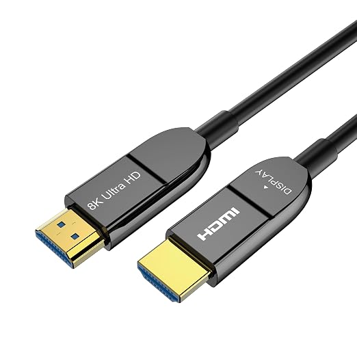 8K Fiber Optic HDMI Cable 30FT, Long Active HDMI 2.1 Cable 48Gbps Ultra High by Anehmeta