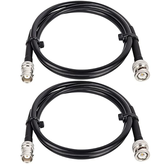 MOOKEERF BNC Male to BNC Female Coaxial Cable 50 ohm RG8X Coax Ultra Low Loss by MOOKEERF