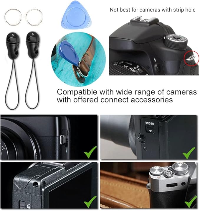 CP005 Leather Camera Neck Shoulder Strap - Image 7