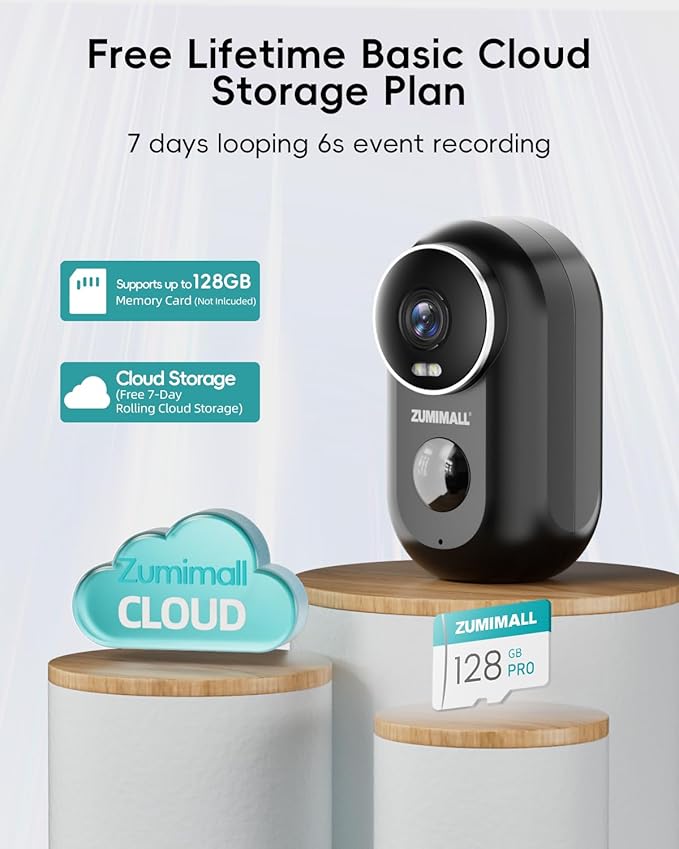 ZUMIMALL Solar Security Cameras Wireless Outdoor, 2K Outdoor Camera Wireless - Image 7