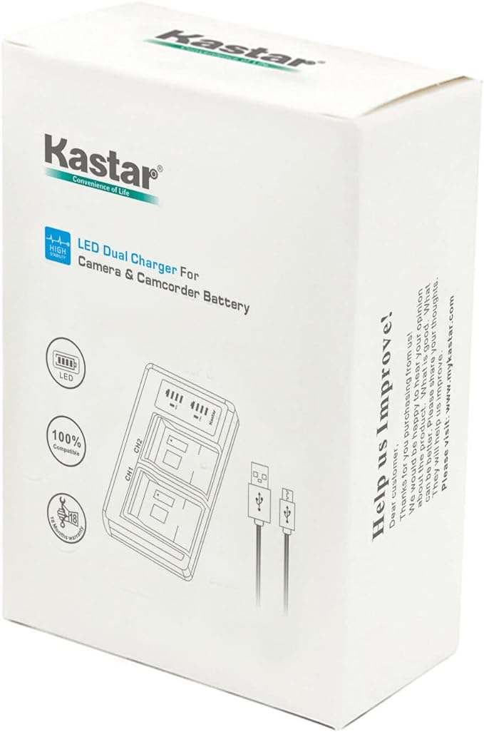 Kastar LB-070 Battery and LTD2 USB Charger Replacement - Image 6