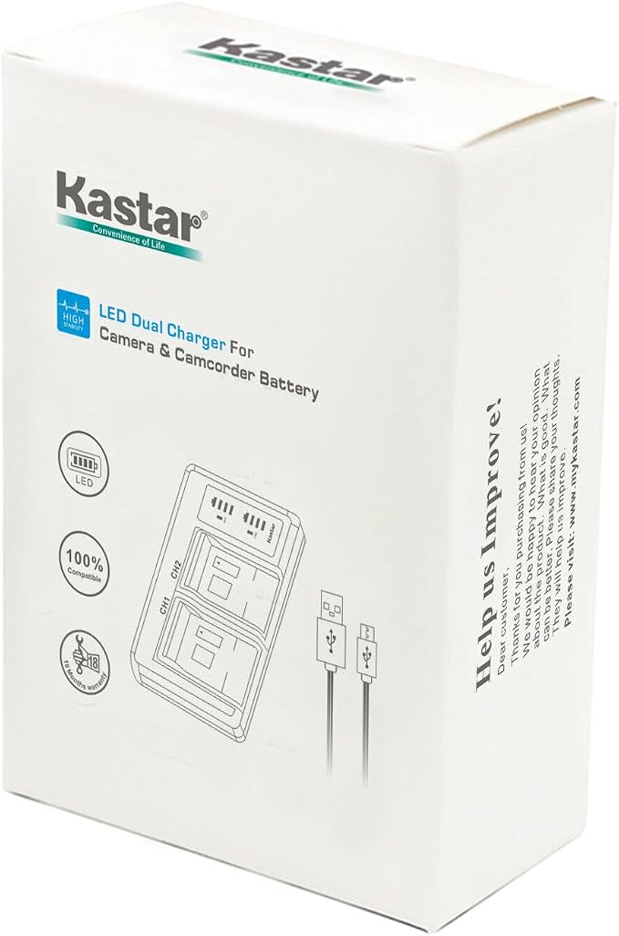 Kastar 4-Pack LB-070 Battery and LTD2 USB Charger Replacement - Image 6