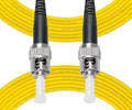 Fibergaga-1m OS2 ST to ST Fiber Patch Cable, Single Mode, Length Option: by Fibergaga