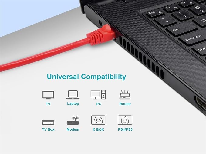 Monoprice 10FT 24AWG Cat6 550MHz UTP Ethernet Bare Copper Network Cable - Image 6