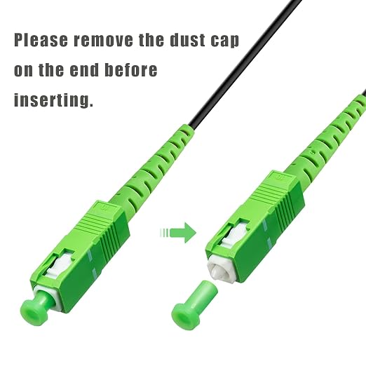 SC/APC to SC/APC Fiber Optic Internet Cable, Outdoor Armored Single Mode Patch - Image 7