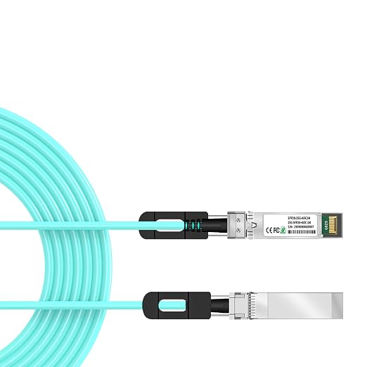 25Gb Active Optical Cable for Force 10, 2M/6.5FT OM3 Multimode 25G SFP28 to by lidkew