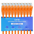 Cat6 Ethernet Cable 10 Feet 10 Pack Network RJ45 Cat6 Internet Patch Cable by XANHAM