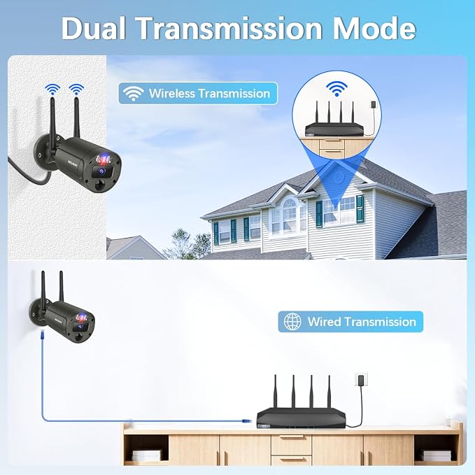 【90 Days Storage & 130° Wide Angle】 Wireless Security Camera System, Wireless - Image 8
