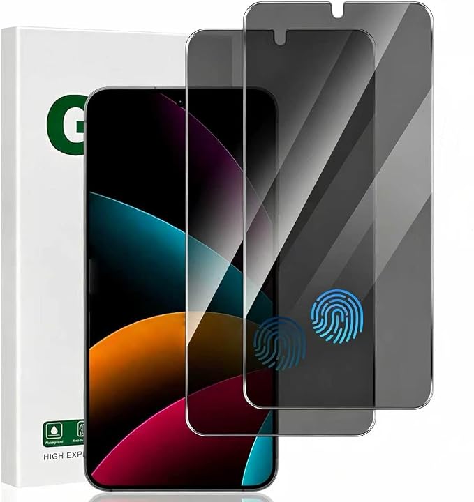 Galaxy S23 Privacy Screen Protector Tempered Glass, 9H Hardness 2D Curved Full by Unknown