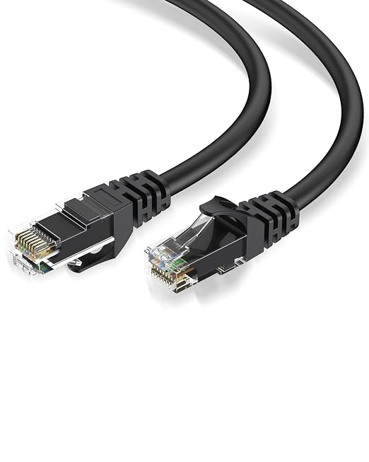 Cat 6 Ethernet Cable 1ft, High Speed 10Gbps Network Cable, UTP 24AWG Flexible by LinkNexa