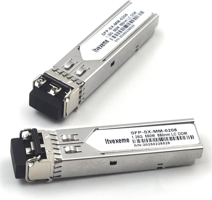 10 Pack 1.25G Multimode SFP LC Module, 1000Base-SX Gigabit Fiber Transceiver - Image 5