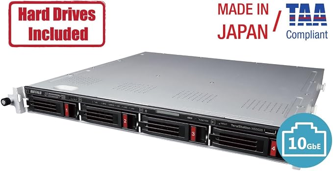 BUFFALO TeraStation WS5420RN 4-Bay Windows Server IoT 2025 1U NAS 32TB w/HDD - Image 3