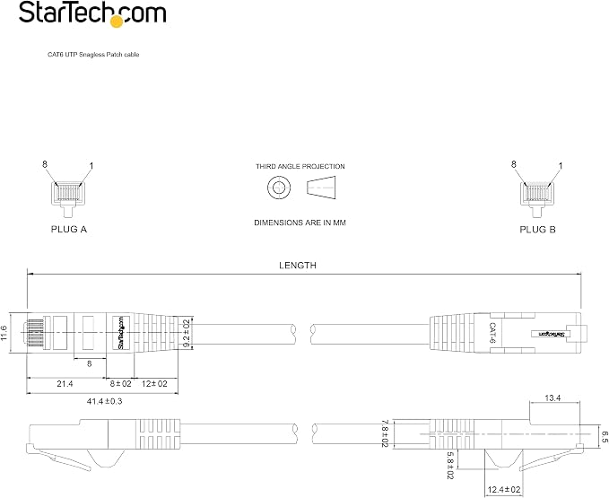 StarTech 20ft CAT6 Ethernet Cable - Image 6