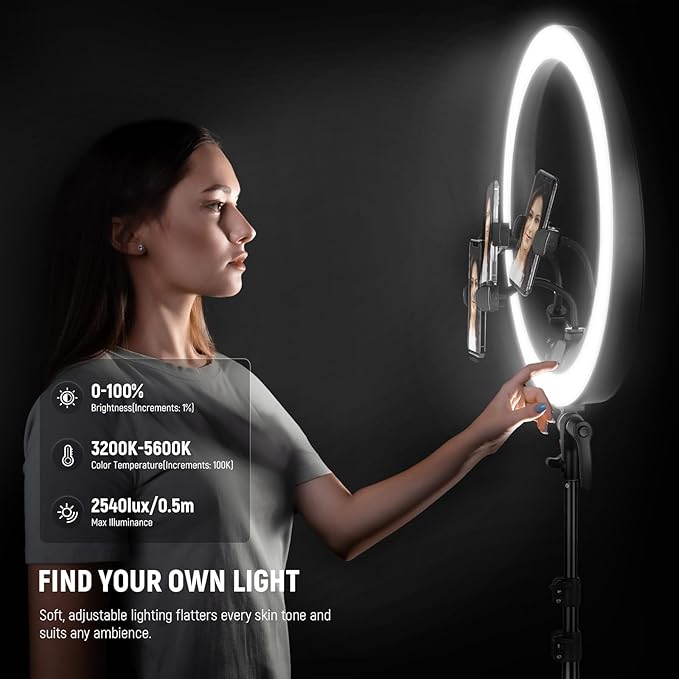 NEEWER RP19H 19" Ring Light - Image 2