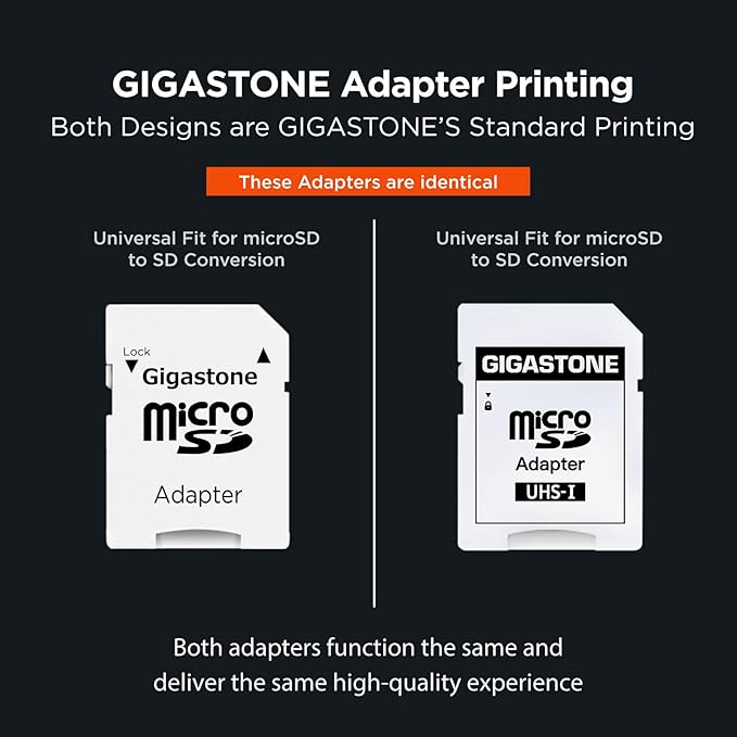 GIGASTONE 512GB Micro SD Card 4-Pack, A1 V30 4K Video Recording, Surveillance - Image 3