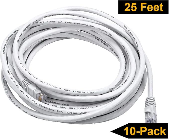 iMBAPrice 10' Cat5e Network Ethernet Patch Cable, 10 Pack - Image 7