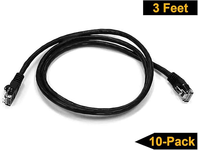 iMBAPrice 15' Cat5e Network Ethernet Patch Cable, 10 Pack - Image 3