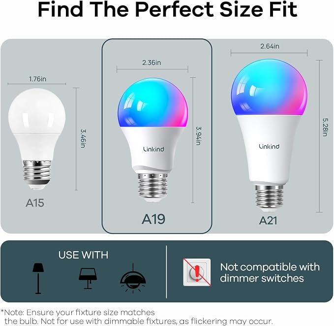 Linkind Smart Light Bulbs, Smart Bulb that Work - Image 9