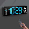 Digital Wall Clock, Digital Clock Large Display by DigitalAlarmClocks