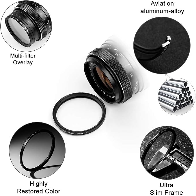 49mm Star Filter 3 Pieces Starburst Lens Filter - Image 2