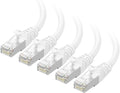 Cable Matters 10Gbps 5-Pack Snagless Short Shielded Cat 6A Ethernet Cable - 1ft by CableMatters