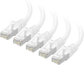 Cable Matters 10Gbps 5-Pack Snagless Shielded Cat 6A Ethernet Cable - 5ft by CableMatters