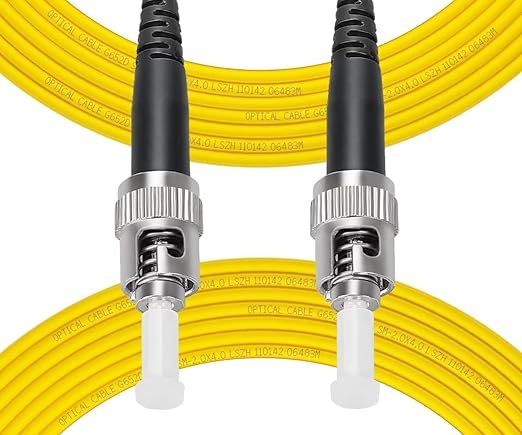 Fibergaga-3M OS2 ST to ST Fiber Patch Cable Single Mode, Length Option: by Fibergaga