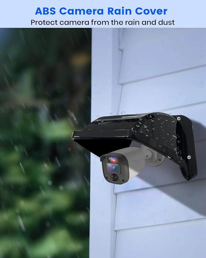 Universal Security Camera Sun Rain Cover Shield, ABS Plastic Weatherproof - Image 3