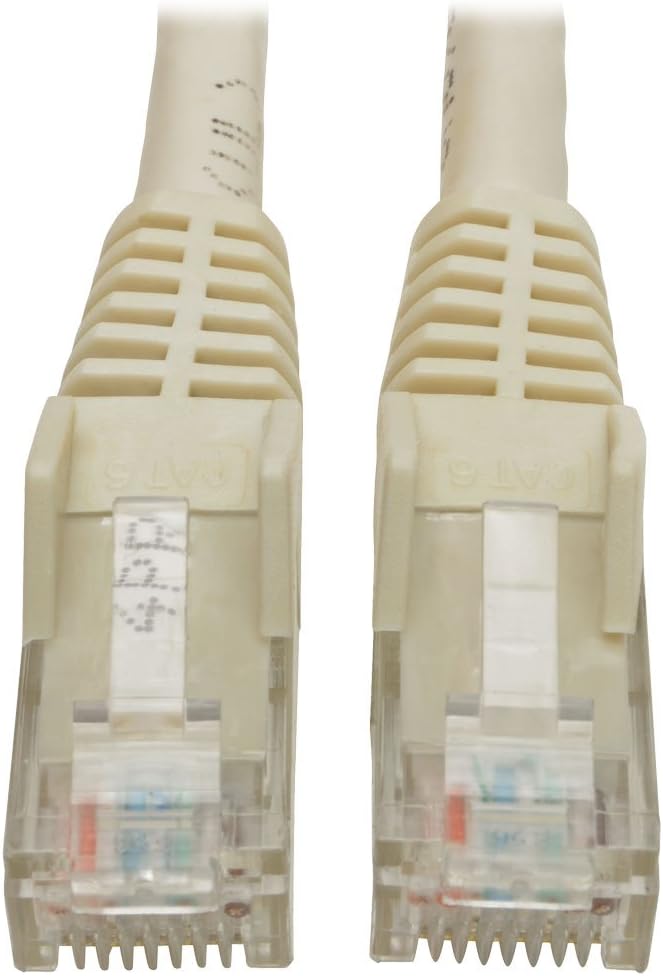TRIPP LITE Cat6 Gigabit Ethernet Snagless Molded Patch Cable 24 AWG 550MHz by TrippLite