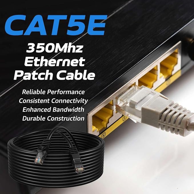 Cables Direct Online Cat5e 5FT Network Ethernet Patch Cable, 350Mhz Internet - Image 2
