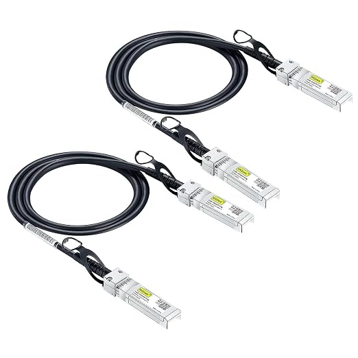 10Gtek 10G SFP+ DAC Twinax Cable, SFP+ to SFP+ Direct Attach Copper Passive by 10Gtek