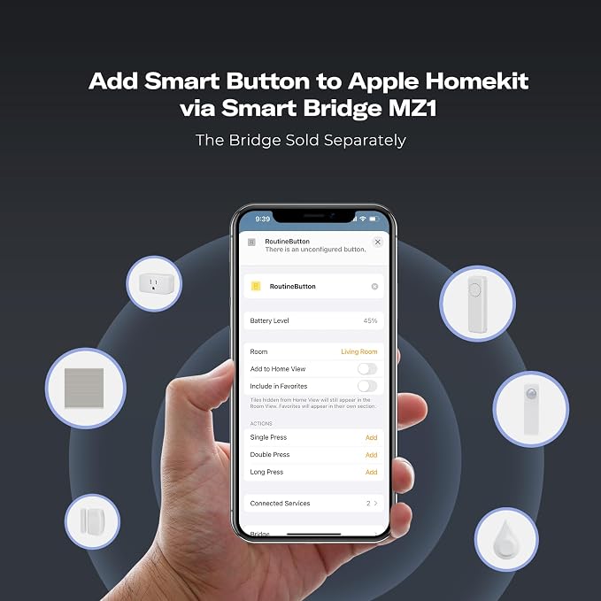 THIRDREALITY ZigBee Smart Button Yellow, 3-Way Remote Control, Require Zigbee - Image 6