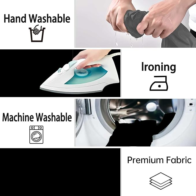 Black Photo Backdrop for Photoshoot, Fabric Background for Product Photography - Image 7