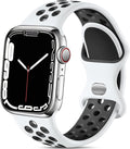 Lerobo Compatible with Apple Watch Band 44mm 45mm 42mm 46mm 49mm, Soft Silicone by Lerobo