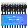 Cat6 Ethernet Cable 6 Feet 10 Pack Network RJ45 Cat6 Internet Patch Cable by XANHAM